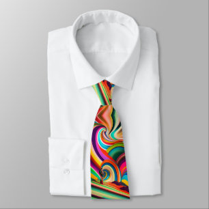 Bonnaroo abstract art tie