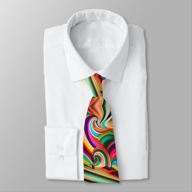 Bonnaroo abstract art tie (Tied)