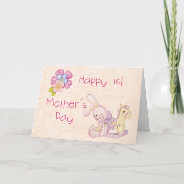 Bonne 1ère carte mère rose (Devant)
