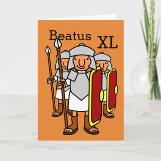 Bonne 40e anniversaire Légion Romaine Carte de voe