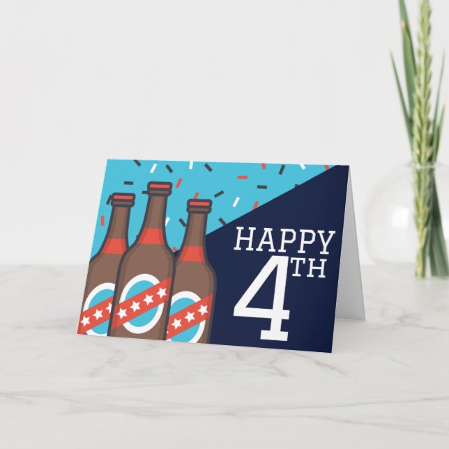 Bonne 4e carte de bière (Devant)