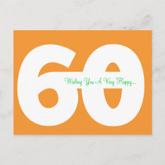 Bonne 60e Anniversaire Cartes postales en pierre -