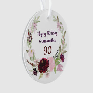 Bonne 90e anniversaire grand-mère