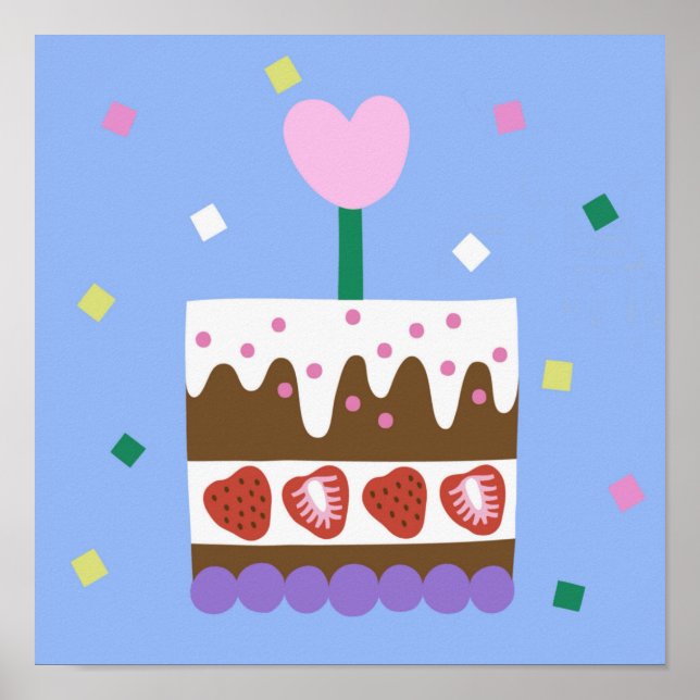 BONNE affiche d'anniversaire (Devant)
