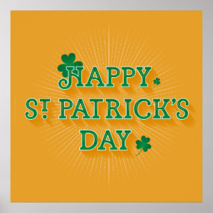 Bonne affiche de la Saint Patrick 24x24