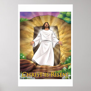Bonne affiche de Pâques chrétiennes