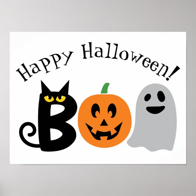 Bonne affiche d'Halloween (Devant)