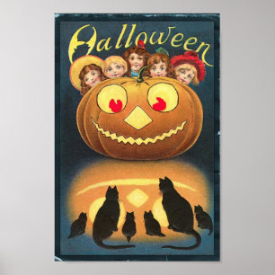 Bonne affiche rétrospective Halloween
