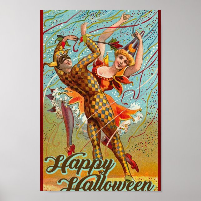 Bonne affiche rétrospective Halloween (Devant)