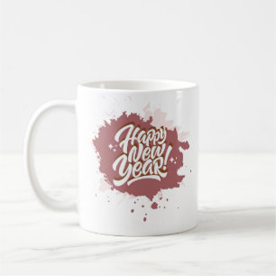 Bonne année 2025 Tasse de café