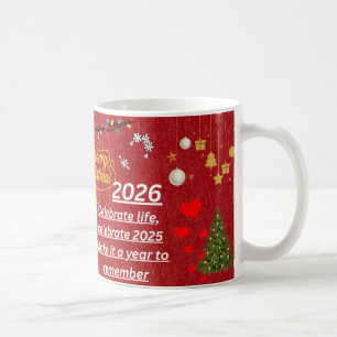 “Bonne année 2026 Mug – Célébrez avec éclat 