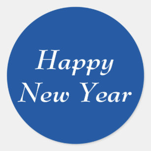 Bonne année Bernhard Bleu Sticker par Janz