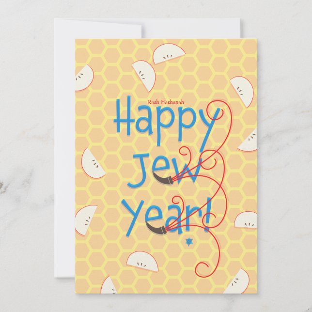 Bonne année juive Rosh Hashanah Carte de vacances (Devant)