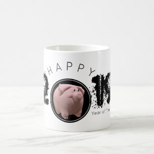 Bonne année PIg grande 2019 Original 3D Mug 2
