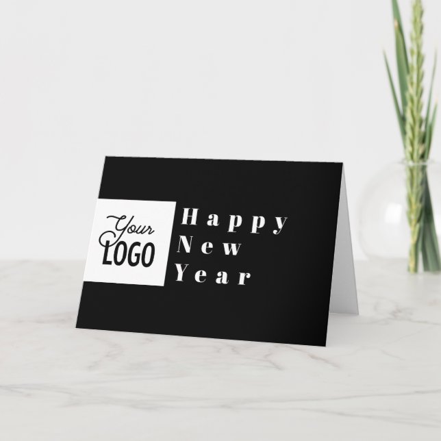 Bonne année | Simple Ajouter votre Modèle de logo (Devant)