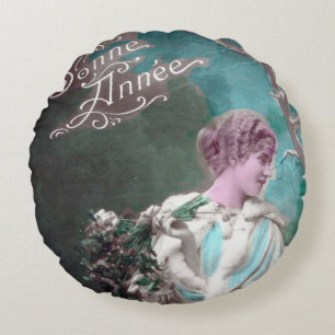 Bonne Anner Round Pillow