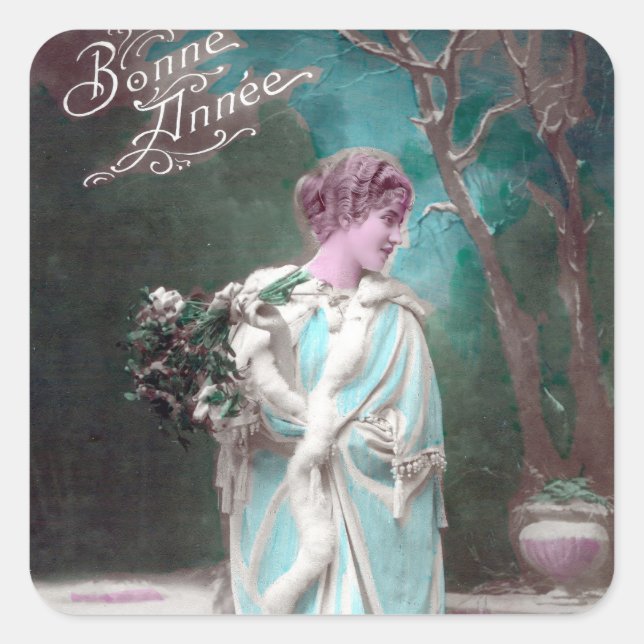 Bonne Anner Square Sticker (Front)