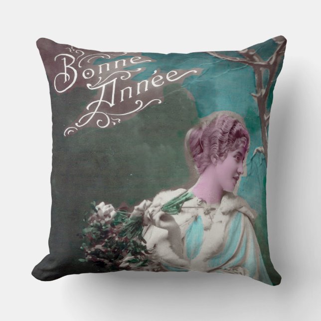 Bonne Anner Throw Pillow (Front)