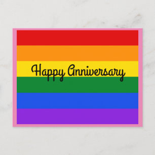 Bonne Anniversaire Arc-en-ciel #1 carte postale