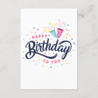 Bonne Anniversaire Pour Vous #2 Carte De Voeux