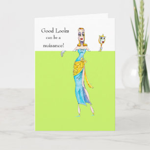 Bonne apparence carte d'anniversaire ou d'amitié