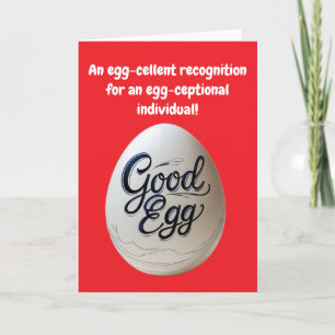 Bonne appréciation des oeufs - Merci amusant