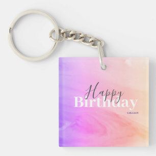 Bonne bague de clé d'anniversaire