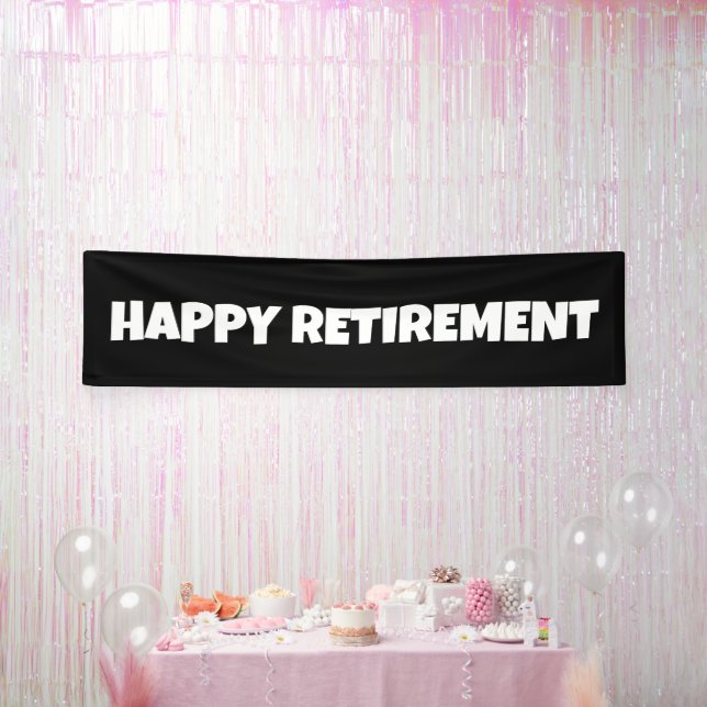BONNE BANNIÈRE DE RETRAITE (Fête)