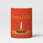 Bonne bougie Diwali Diya Pillar