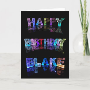 Bonne carte Blake Birthday