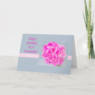 Bonne carte Boss Pink Peony