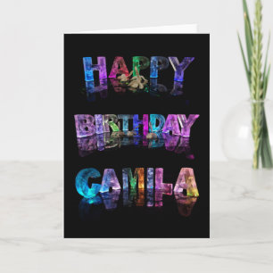 Bonne carte Camila d'anniversaire