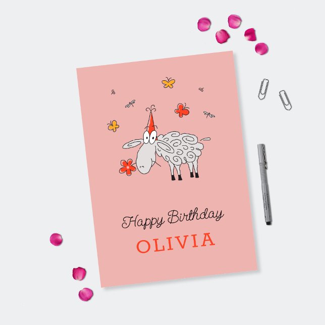 Bonne carte Casquette d'anniversaire mignonne Cart (Créateur téléchargé)