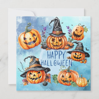 Bonne carte Citrouille Halloween