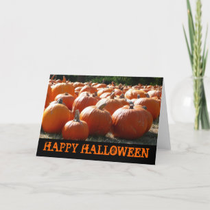 Bonne carte Citrouille Halloween