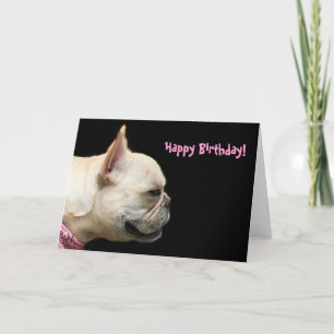 Bonne carte d'accueil pour Bulldog