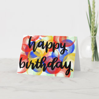 Bonne carte d'anniversaire