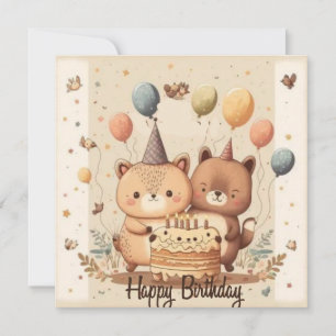 Bonne carte d'anniversaire