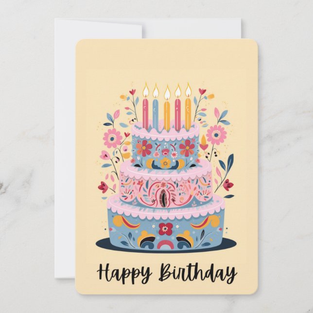 Bonne carte d'anniversaire (Devant)
