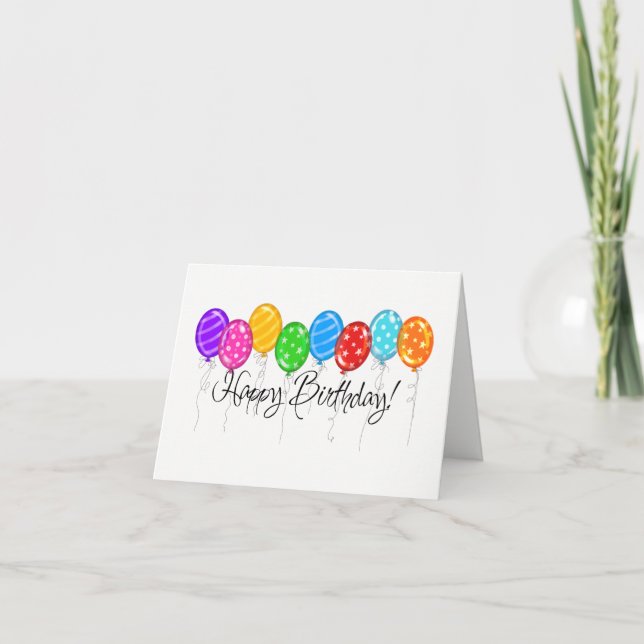 Bonne carte d'anniversaire (Devant)