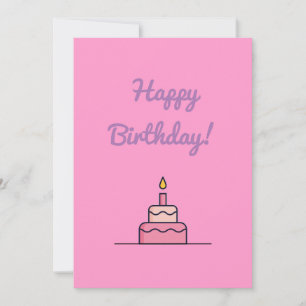 Bonne carte d'anniversaire