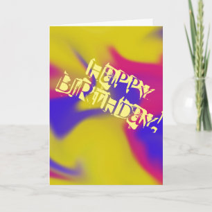 Bonne carte d'anniversaire