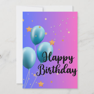 BONNE CARTE D'ANNIVERSAIRE