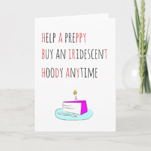 Bonne carte d'anniversaire