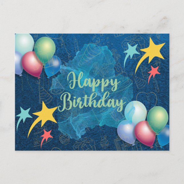 Bonne carte d'anniversaire (Devant)