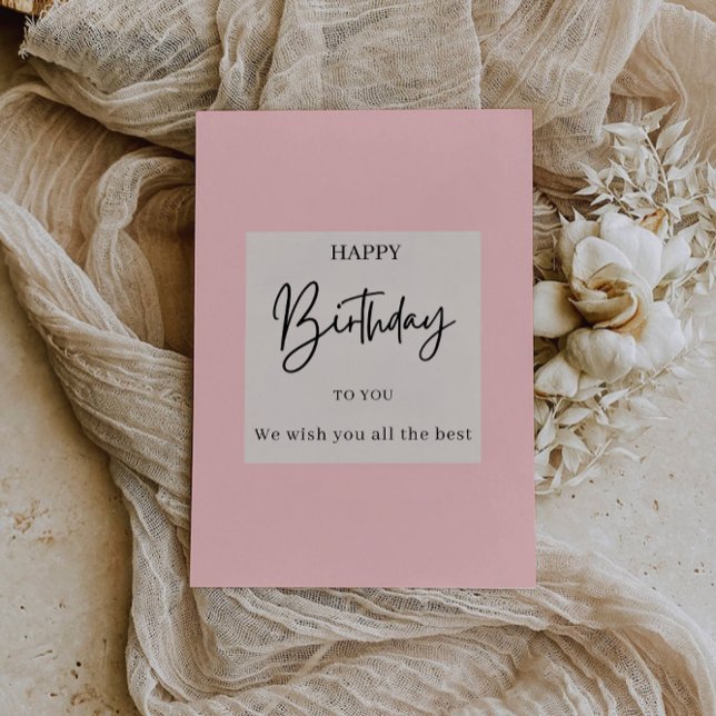Bonne carte d'anniversaire (Happy Birthday Card)