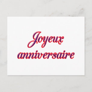 Bonne carte d'anniversaire