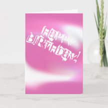 Bonne carte d'anniversaire