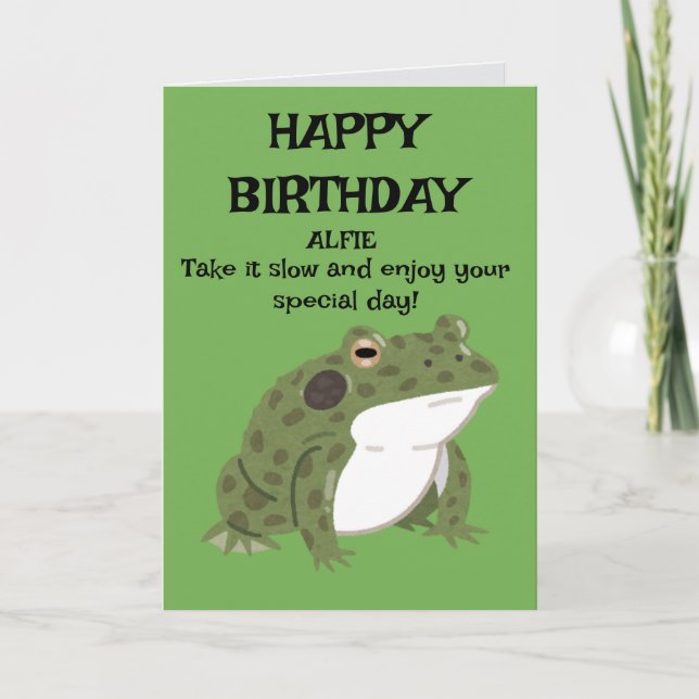 BONNE CARTE D'ANNIVERSAIRE (Devant)