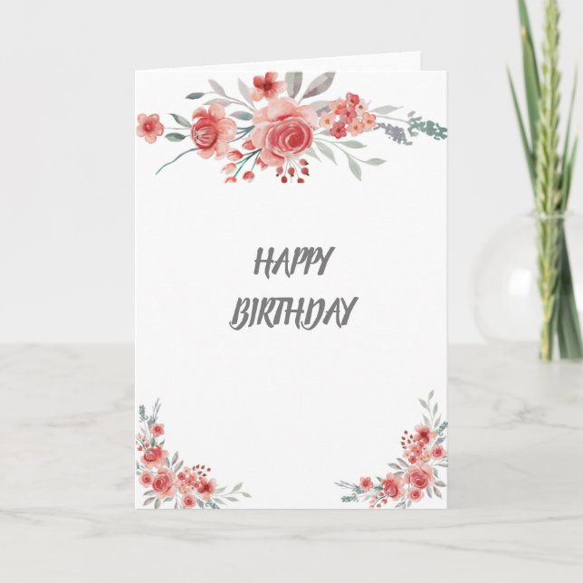 Bonne carte d'anniversaire (Devant)